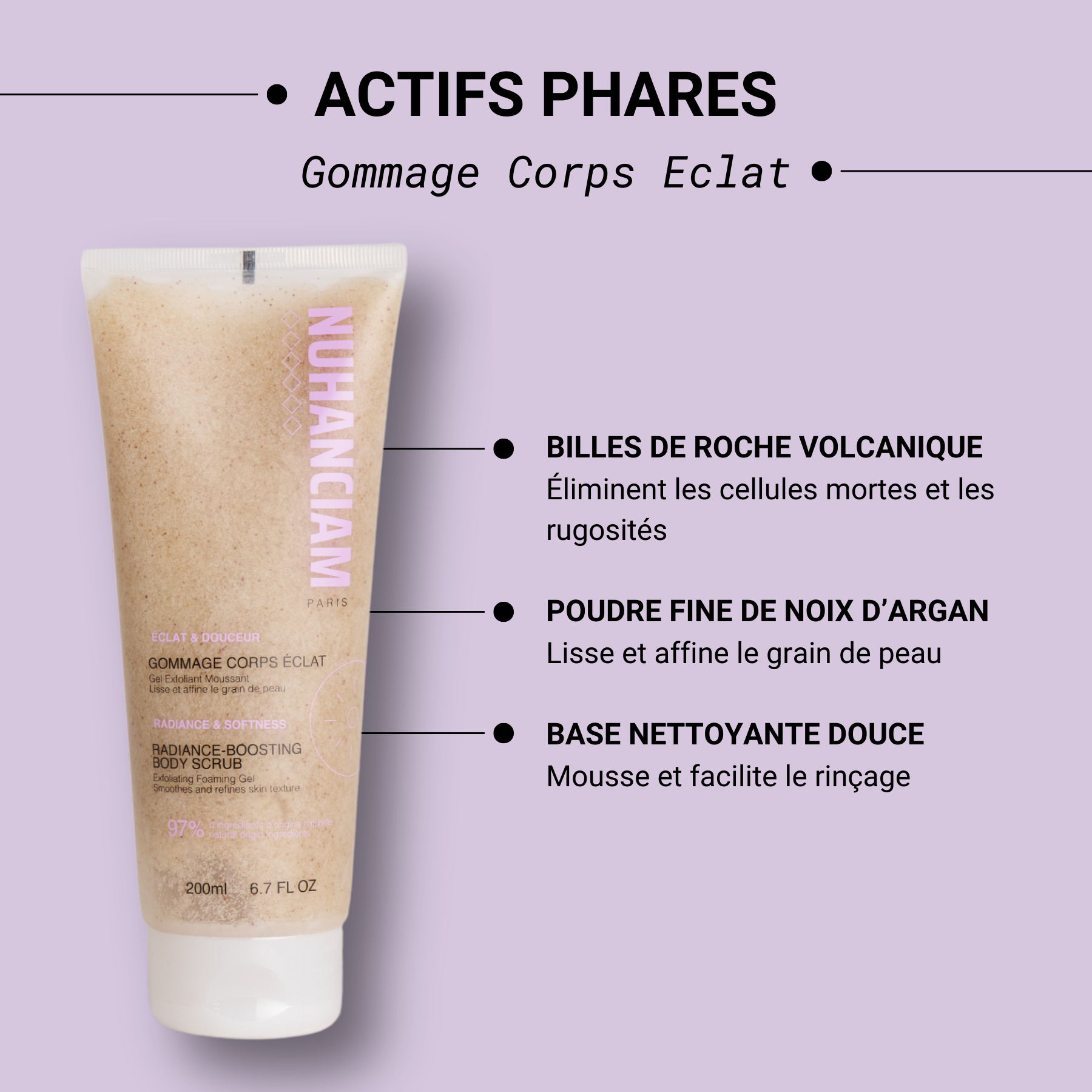 gommage corps grain naturel