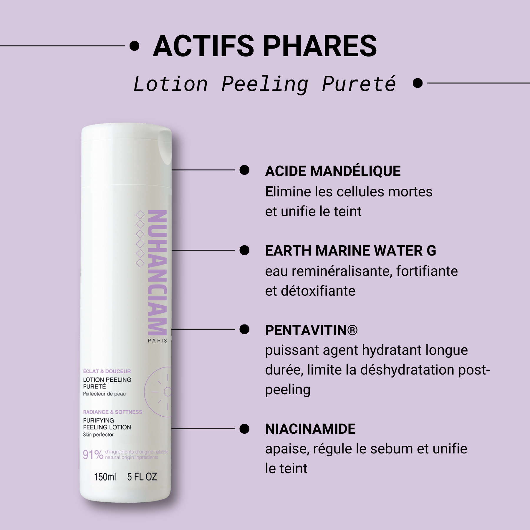 meilleure lotion peeling