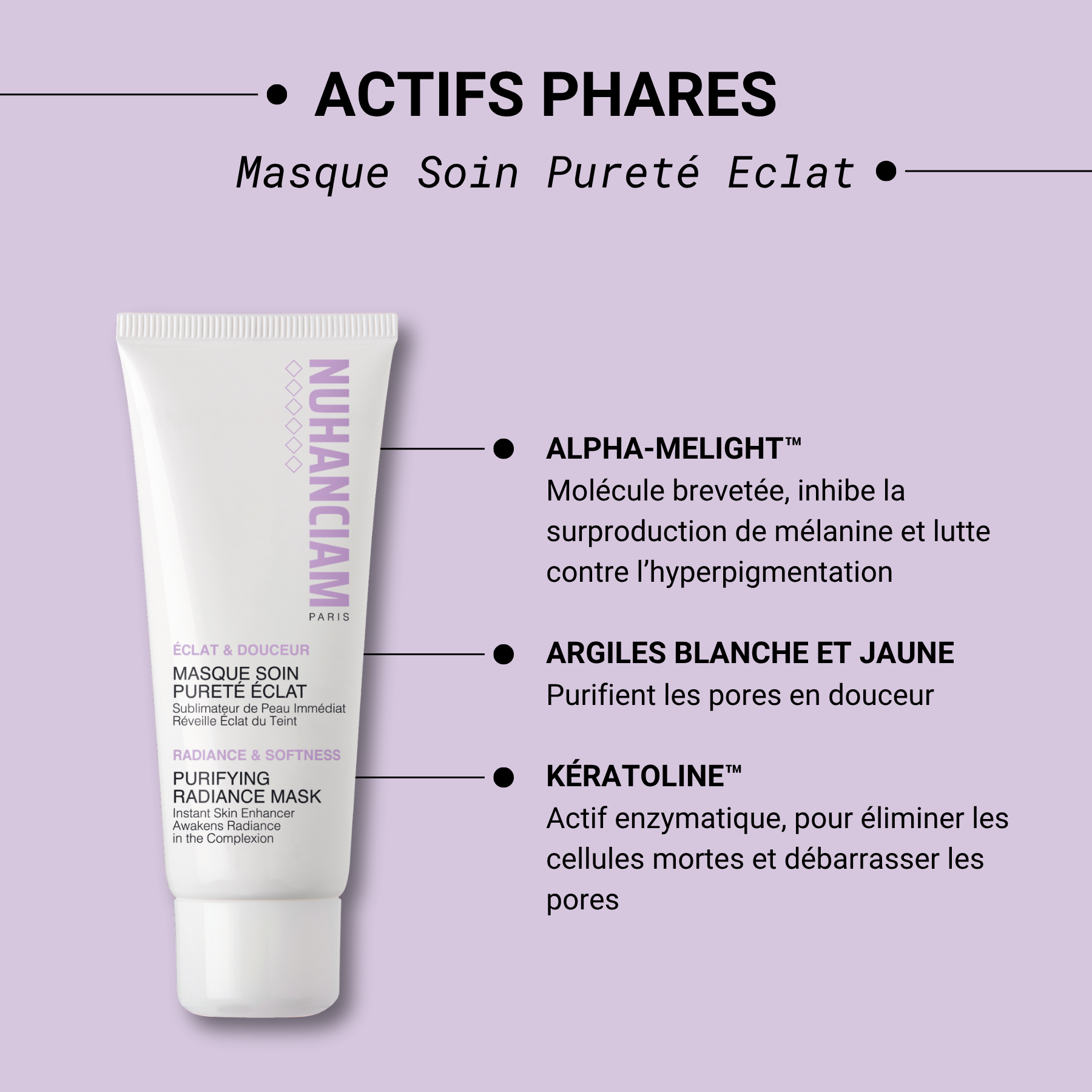MASQUE SOIN PURETÉ ÉCLAT