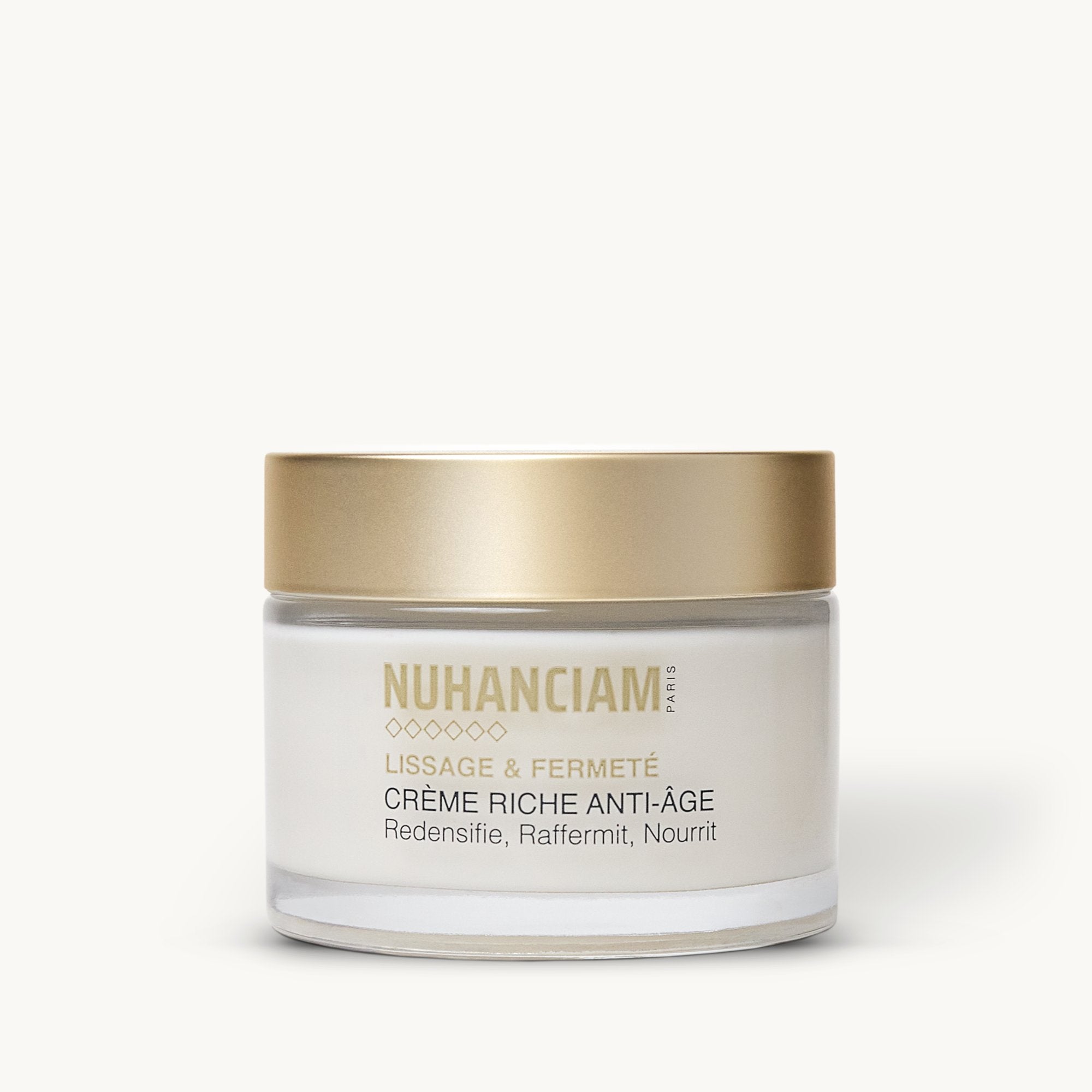 Crème Riche Anti-Âge NUHANCIAM à l'acide hyaluronique et Ethicskin™ — pot 50 ml