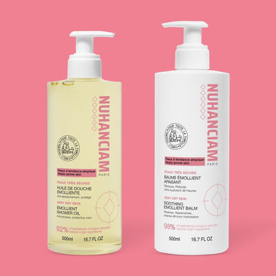 Duo Baume + Huile de Douche pour les Peaux à Tendance Atopique