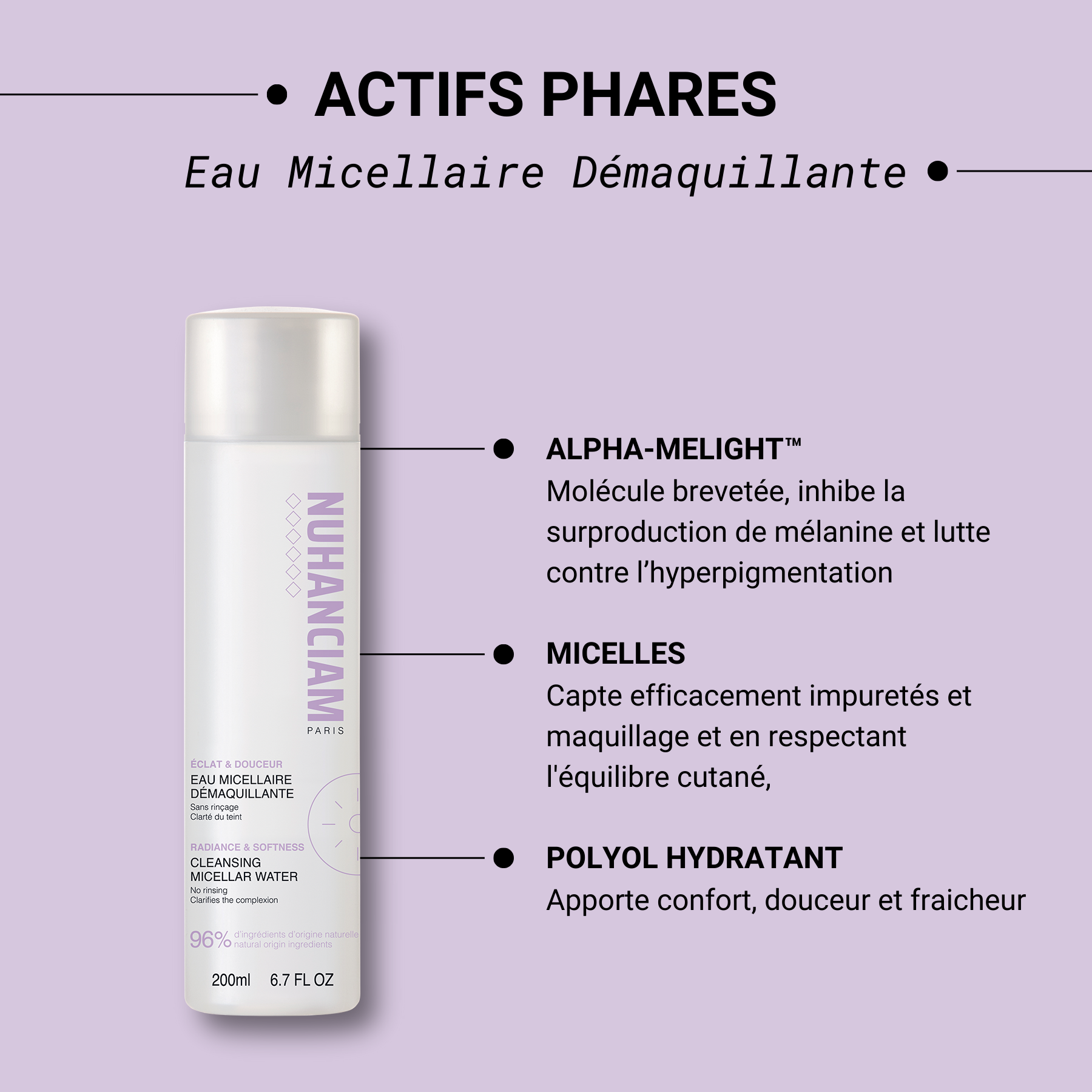 eau micellaire demaquillante naturelle efficace